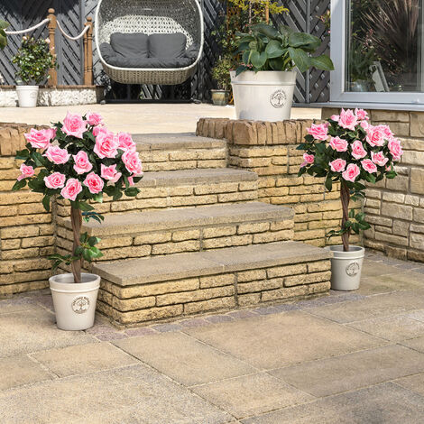 Artificial Rose - Pink (3ft)