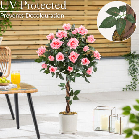 Artificial Rose - Pink (3ft)