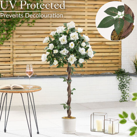 Artificial Rose - Cream (4ft)