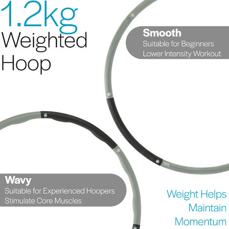 Wavy weighted hula online hoop