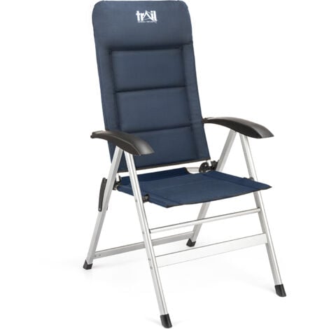 Reclining Camping Chair – Blue