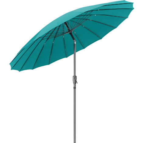 Shanghai Parasol With Tilt 2.6m - Turquoise (1/5)