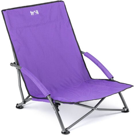 Low Folding Chair - Purple
