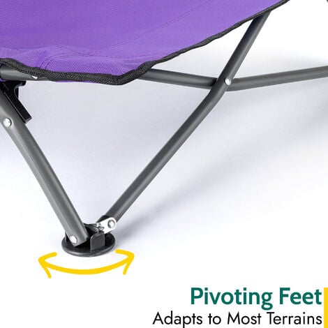 Low Folding Chair - Purple