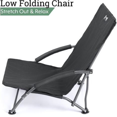 Sisken Low Folding Beach Chair