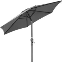 2.4m Crank and Tilt Parasol - Grey