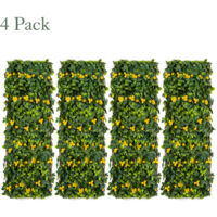 Trellis With Yellow Flowers (1m x 2m) - Yellow