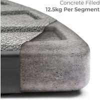 Concrete Filled Cantilever Base 50kg - Multi Coloured