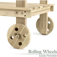 Potting Table With Wheels