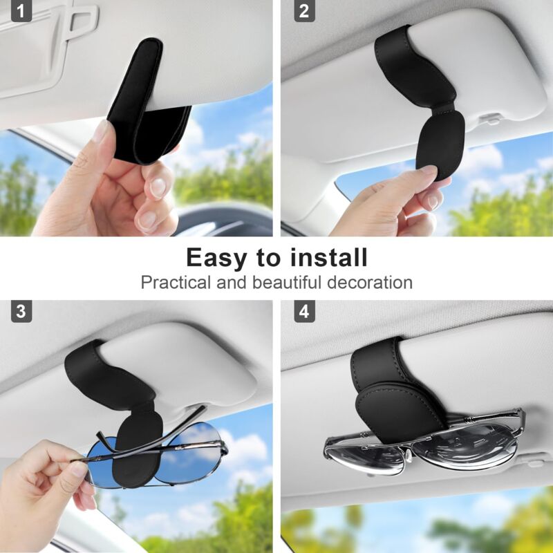 Sightday Brillenhalter Für Auto Mit Haken,Sonnenbrillenhalter