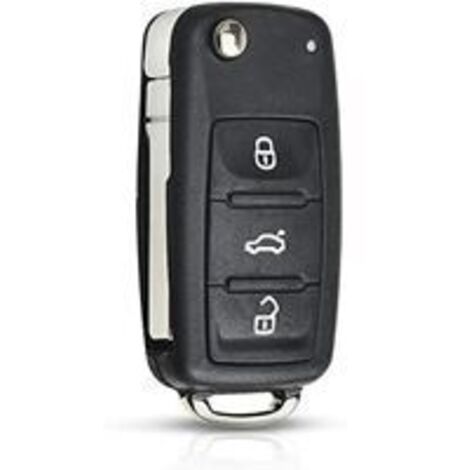 Ersatz-Klapp-Autoschlüsselgehäuse für VW Volkswagen Golf Mk6 T1guan Polo Passat CC Seat Skoda Octavia 3 Tasten