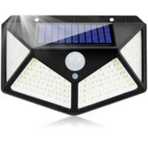 Solarbetriebene Außenleuchte mit Bewegungsmelder, LED-Flutlicht, Außenwandleuchte, IP65 wasserdichter Solarstrahler, 3 Modi, Beleuchtung für Garten, Garage, Carport, Terrasse, Haus (1/5)