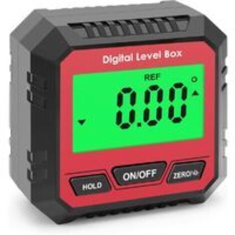 Digitaler Winkelmesser, LCD-Display, Winkelmesser, Neigungsmesser mit magnetischer Hintergrundbeleuchtung für den Autobau in der Tischlerei