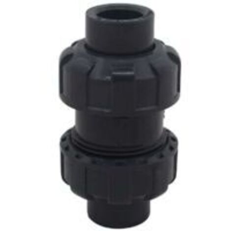 Kugelrückschlagventil 20 25 32 40 50 63 mm Schwimmbad-Rückschlagventil Rückflussverhinderer PVC-Ventil Rückschlagventil (Innendurchmesser 32 mm) (1/4)