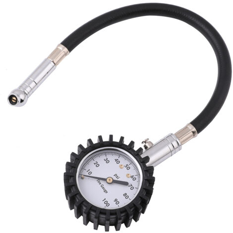 Robustes Manometer zum Testen des Reifendrucks von Autos und Motorrädern, 60 PSI (1/4)