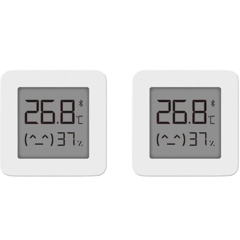Für Xiaomi Mi Hygrometer, digitales Thermometer, professionelles Bluetooth-Thermometer, Heim-Innen-Luftfeuchtigkeits- und Temperaturmessgerät für Raummessung, 2 Stück (1/2)
