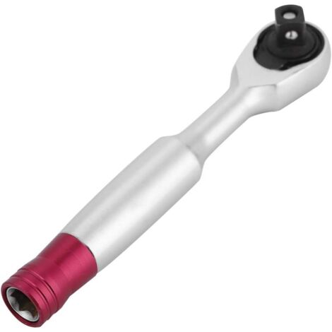 1/4 Zoll Steckschlüssel-Ratschenschlüssel-Reparatursatz Mini-Ratschendrehmoment 100 mm Auto-Wartungswerkzeug (1/5)