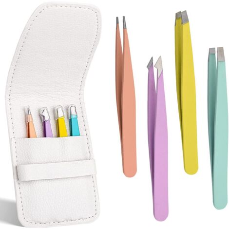 10er Set Präzisionspinzetten Aus Edelstahl - Professionelle Pinzetten Für Wimpern & Basteln