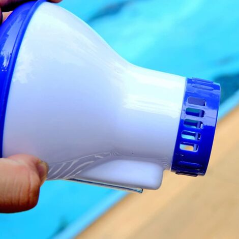 Pool Chlor Spender Pool Chlorspender Schwimmend - Chemikalienspender Für Schwimmbad & Whirlpool Whirlpool Pflege