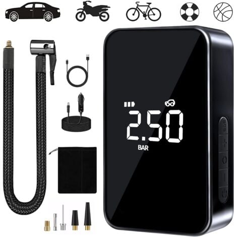 Elektrische Luftpumpe 150 PSI - Auto Reifenkompressor Mit Digitaldisplay