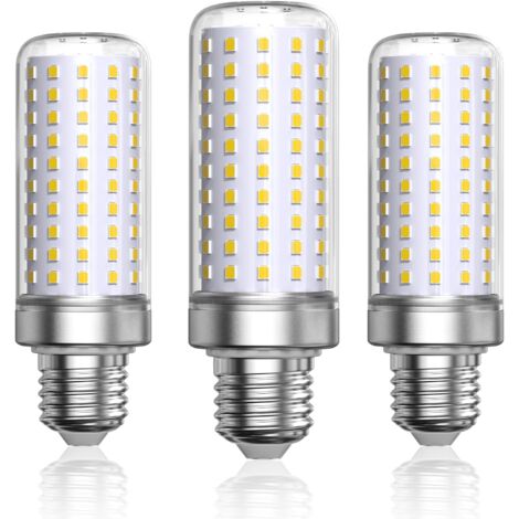 LED-Maisbirne E27, Kaltweiß 6000 K, 1800 lm, entspricht 200 W Halogenlampe, Maisbirnen E27, LED-Lampe für Wohnzimmer, Kronleuchter, Veranda (nicht dimmbar, 3 Stück) (1/5)