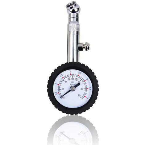 Digitaler Reifendruckmesser, hochpräziser Reifendruckmesser 60 PSI, tragbarer Reifendruckmesser, digitaler Reifendruckmesser für Auto, LKW, SUV, Motorrad, Fahrrad (1/5)