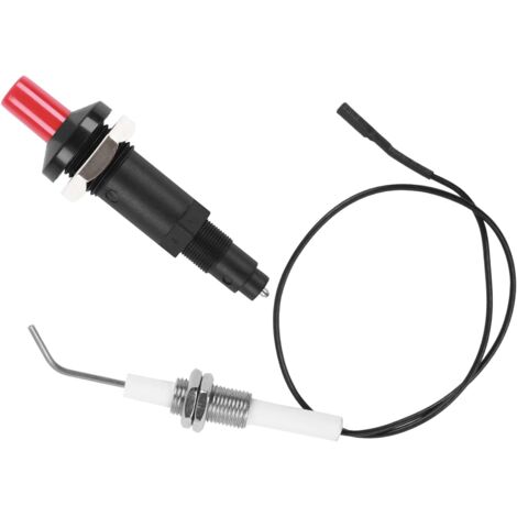 Universal Piezo Zündfunken Zündungssatz Druckknopf Zünder Für Gasgrill BBQ 30cm