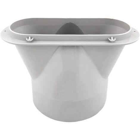 Abluftschlauchadapter für tragbare Klimaanlagenschläuche, flache Mundschnittstelle (13 cm)