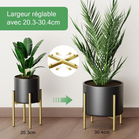 Simple Trending Pflanzenständer – 3-stöckig, Aus Metall, Schwarz Pulverbeschichtet, 68x34x75 Cm Simple Trending Pflanzenständer – 3-stöckig, Aus Metall, Schwarz Pulverbeschichtet, 68x34x75 Cm