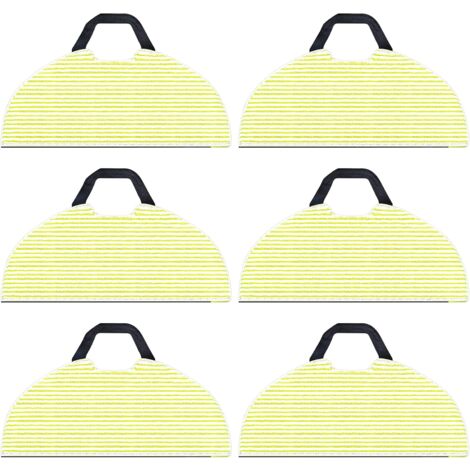 6er-Pack Ersatz-Reinigungstücher für Shark RV2610WA AV2610WA AI Ultra 2-in-1-Roboterstaubsauger, Mikrofaser-Mopptücher für Shark AI Ultra-Zubehör (1/5)