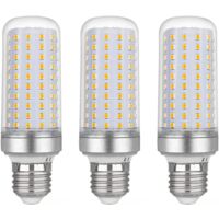 E27 LED-Maisbirne 20 W, AC 220 V, 2200 lm warmweiß 3000 K, nicht dimmbar, entspricht 200 W Halogenbirne, LED-Maisbirne für Kronleuchter, Deckenleuchten, Tischlampen und Stehlampen, 3er-Pack
