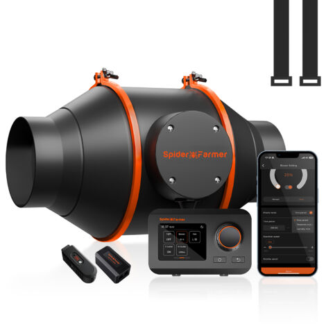 Ventilatore Clip Spider Farmer 10W - 10 Velocità, Oscillante, Per Grow Tent - Foto 4