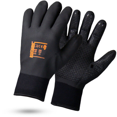 Gant de travail hiver WINTERPRO – Taille M – Enduction nitrile – Résistant à l'humidité – Protection jusqu'à -10°C – Rostaing (1/6)