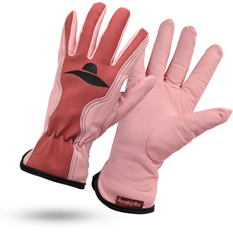 Gant de jardin en cuir Rose MISS - ROSTAING - 8 - M