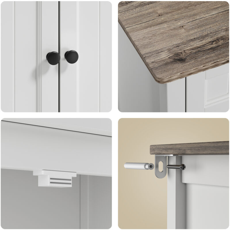 Shinlendid Shlef - Fodera per cassetti per mobili da cucina, non aderente, con presa forte, antiscivolo, per scaffali, resistente, impermeabile, colore grigio, 61 x 60 m, SL00160600GR-SL