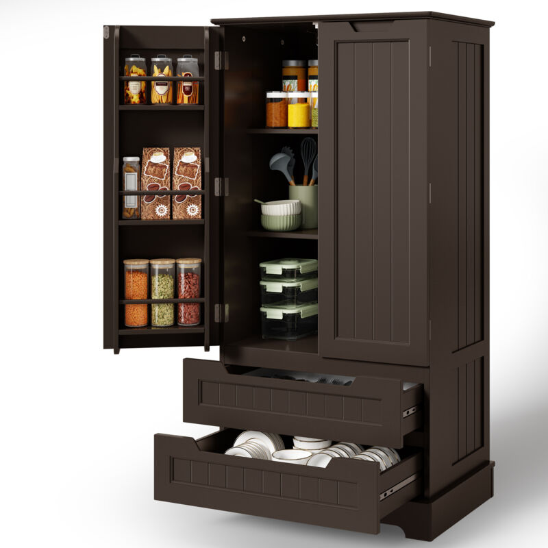 Credenza A Buffet Cassettiera Mobiletto Portaoggetti Cucina Soggiorno Salotti Set Di 2 Legno Ingegnerizzato Sonoma Marrone 020036834 88882064