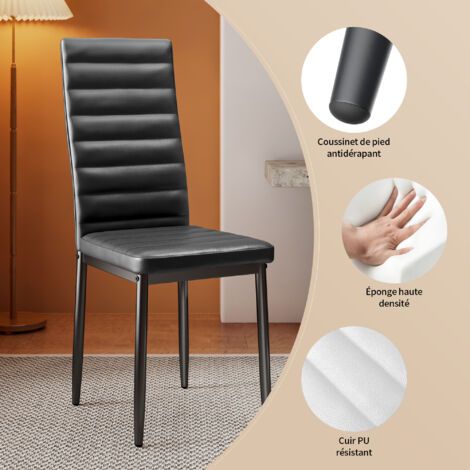 Preferspace Sedie da pranzo con schienale alto Sedie da cucina moderne della metà del secolo con Preferspace Sedie da pranzo con schienale alto Sedie da cucina moderne della metà del secolo con