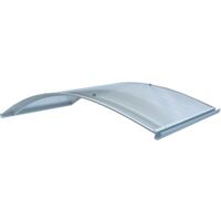 Auvent à cadre en aluminium RODEO R-150 7035 bombé avec revêtement en polycarbonate