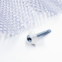 Vis galvanisées M5 x 40 mm pour métal avec rondelle d'étanchéité transparente MK PC DIAMONDS 50 pièces