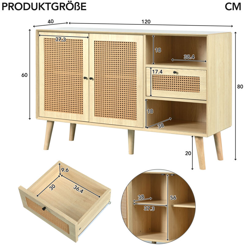 Credenza Buffet Cassettiera Mobile Contenitore Organizer Cucina Soggiorno Soggiorno 100 X 36 X 60 Cm Derivati Del Legno Bianco 86355810