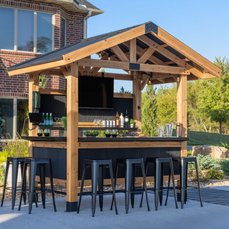 Backyard Discovery Palisade Outdoor Bar Complete with Powerport (1/5)