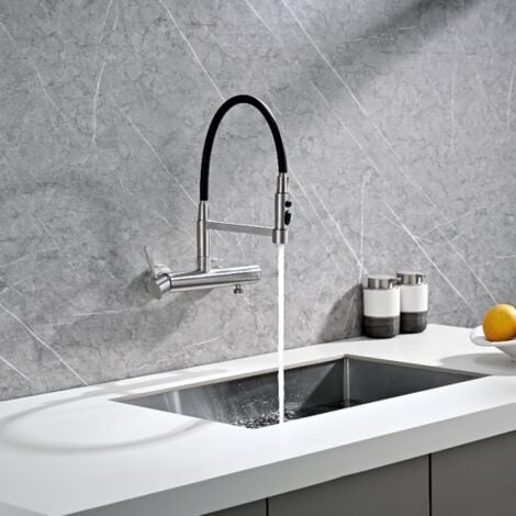 Rubinetto Cucina In Acciaio Inossidabile - Miscelatore Girevole 360° Con Aeratore - Foto 6