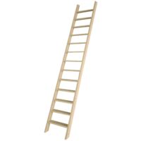 Escalera de molinero que ahorra espacio MGS50 50 cm de ancho Alto 275cm