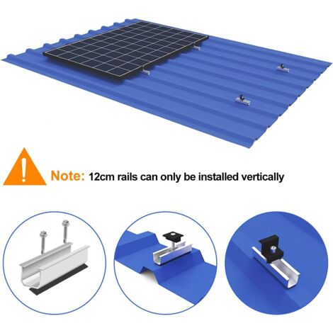 Soporte De Módulo Solar De Aleación De Aluminio, Triangular Ajustable
