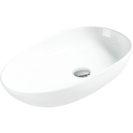 Mexen Lucia Aufsatzwaschbecken 55 x 30 cm, Weiß - 21925500