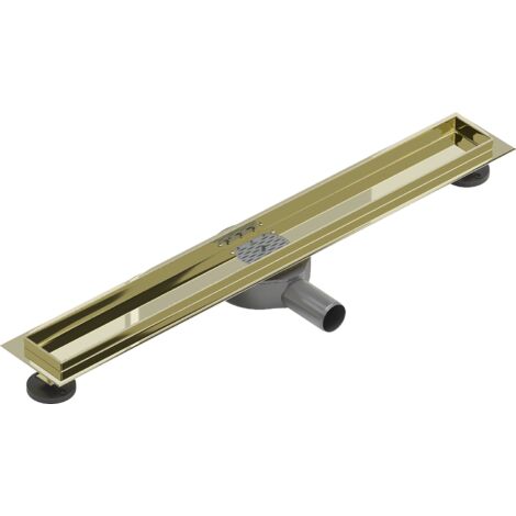 Mexen Flat 360 Abdeckung für lineare Duschabläufe 60 cm, Gold - 1540060