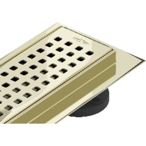 Mexen Flat 360° M08 linearer Duschablauf 60 cm, Gold - 1525060-40