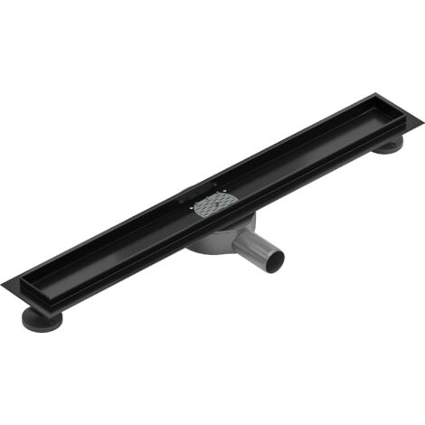 Mexen Flat 360 Abdeckung für lineare Duschabläufe 50 cm, Schwarz - 1740050