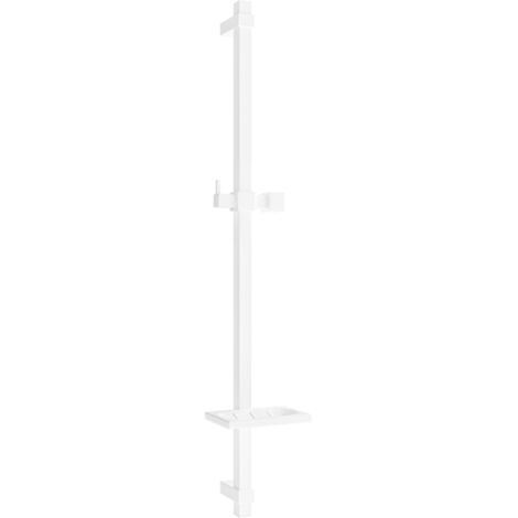 Mexen DQ Duschstange mit Seifenschale 80 cm, Weiß - 79381-20