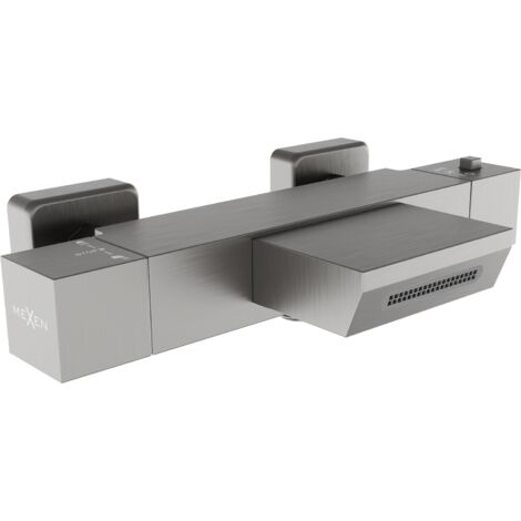 Mexen Cube thermostatische Wannenbatterie, Graphit - 77360-66